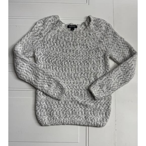 Buffalo David Bitton Sweaters - Chunky Knit Sweater White Gray Women's Small Buffalo David Bitton